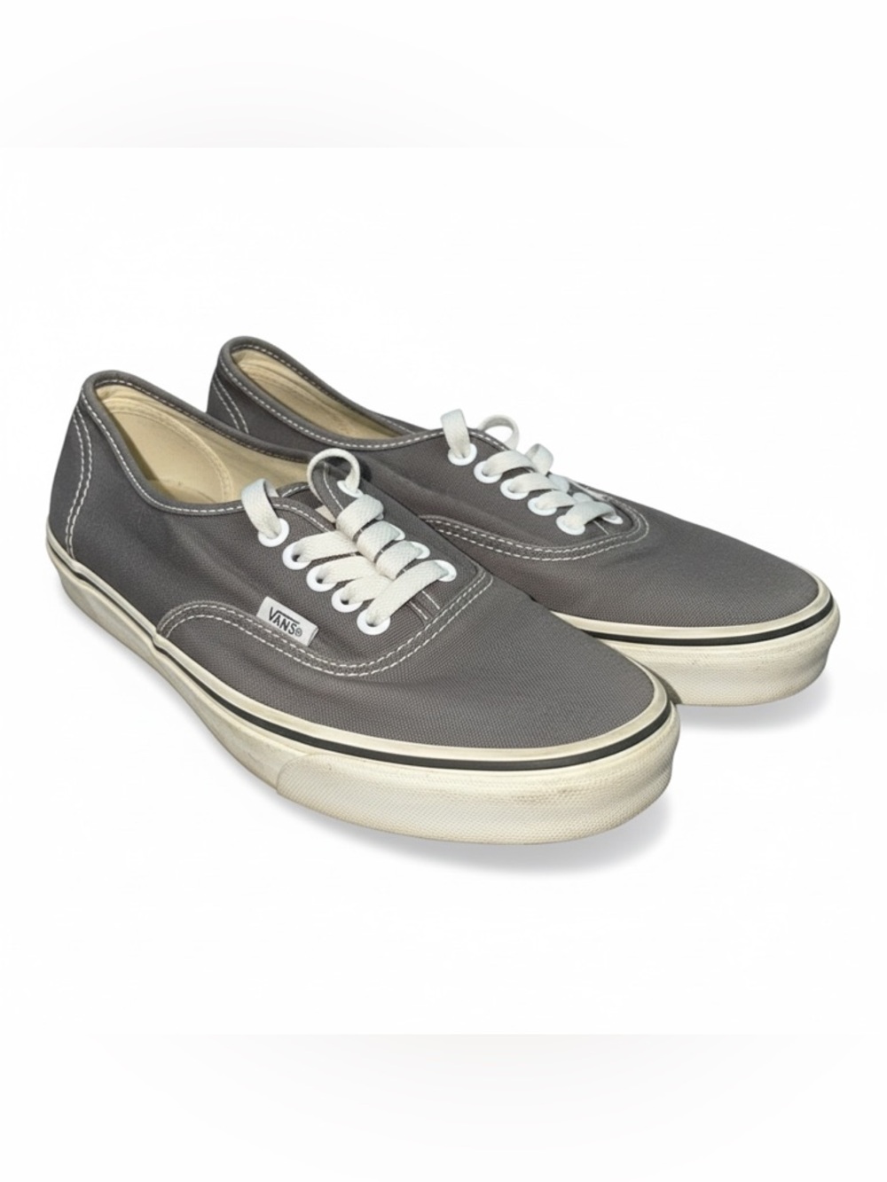 Vans Unisex Classic Authentic Canvas Sneakers - Gray